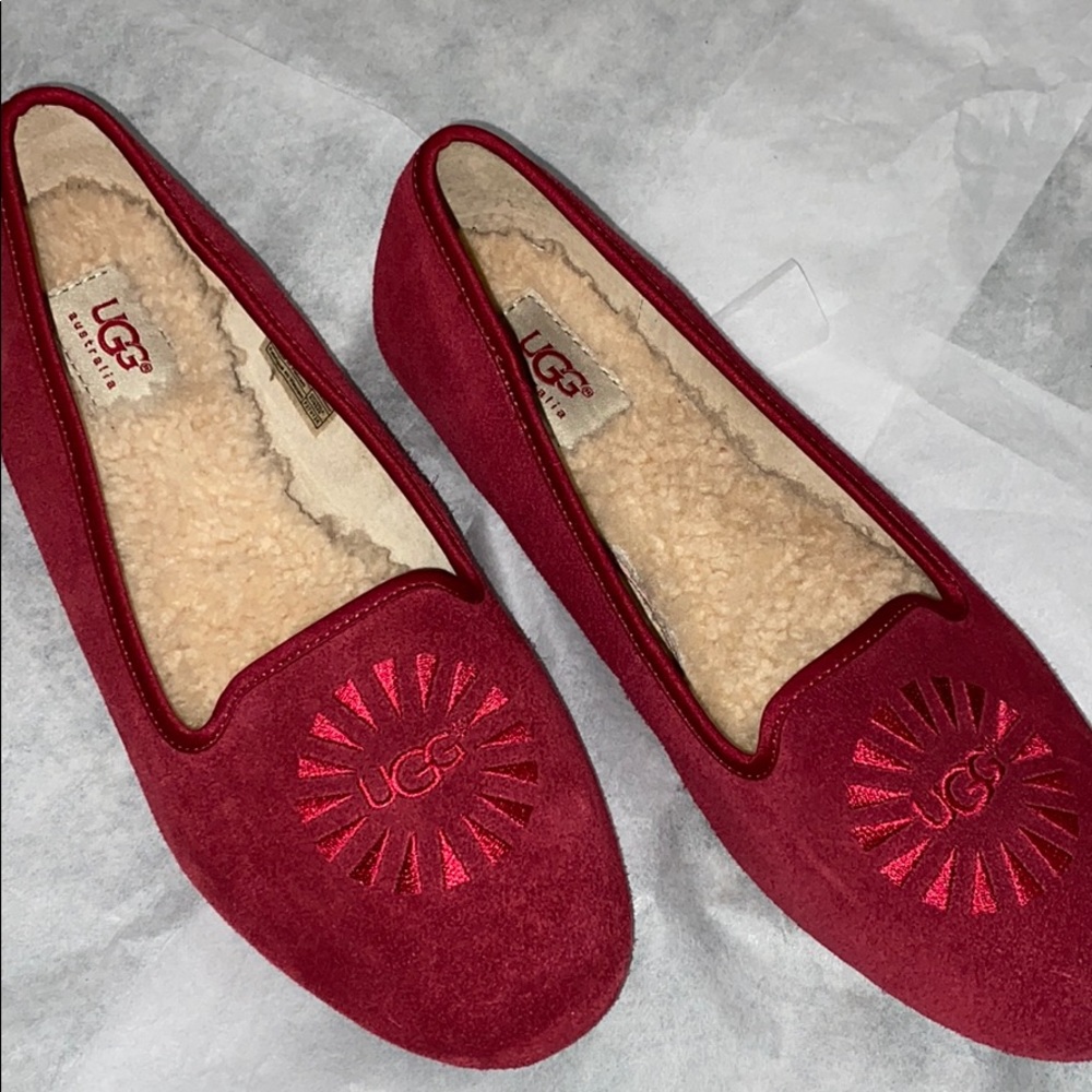 NWOT red slip on Sherpa lining